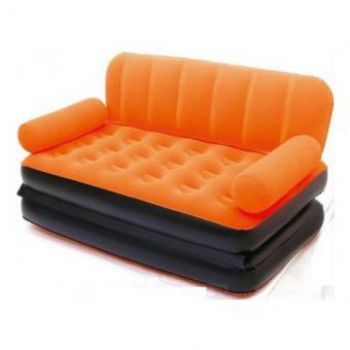 Colourfull Air Lounge Double Sofa Cum Bed 5 In 1